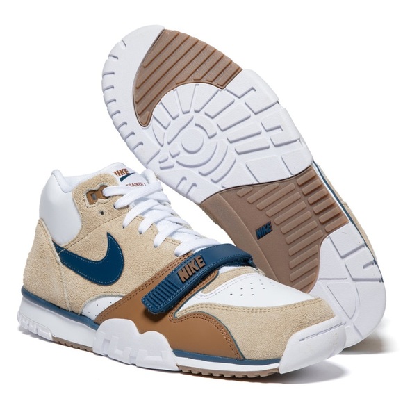 Nike Men’s Air Trainer 1 Shoes, Limestone/Ale Brown/White/Vale | NEW/NIB! - Picture 8 of 16